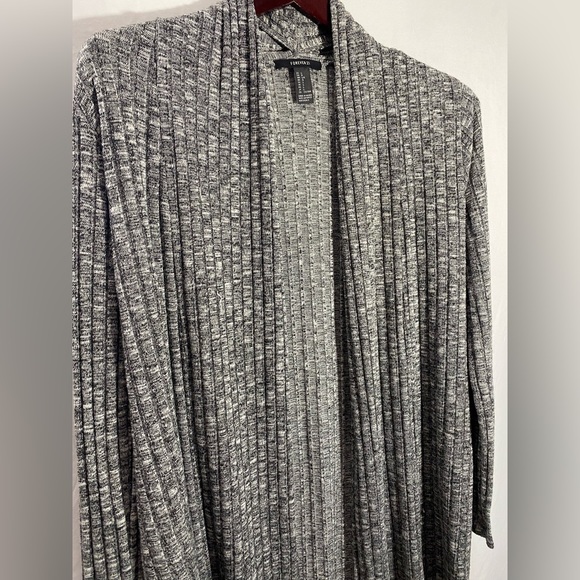 Forever 21 Gray Open Cardigan Size Large - Picture 2 of 5